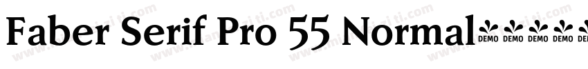 Faber Serif Pro 55 Normal字体转换